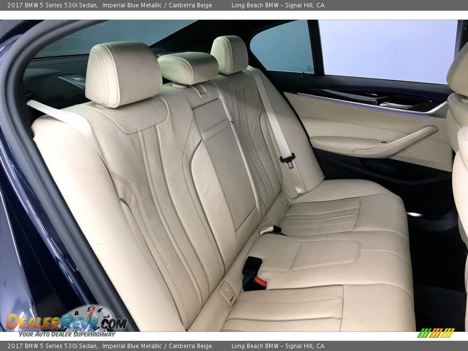 2017 BMW 5 Series 530i Sedan Imperial Blue Metallic / Canberra Beige Photo #29