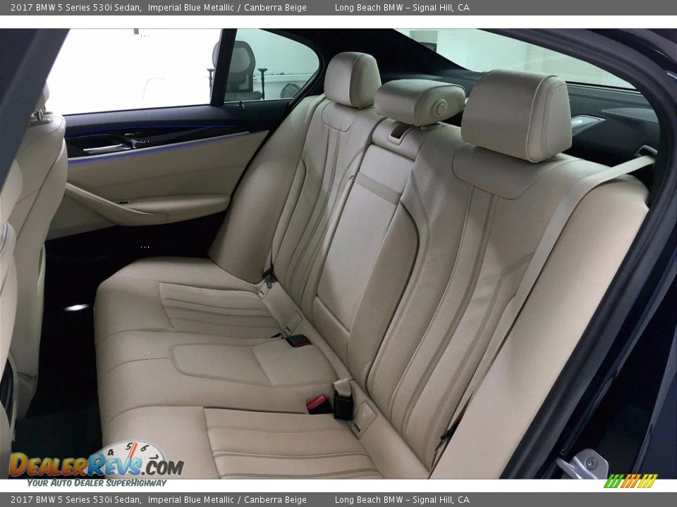 2017 BMW 5 Series 530i Sedan Imperial Blue Metallic / Canberra Beige Photo #30