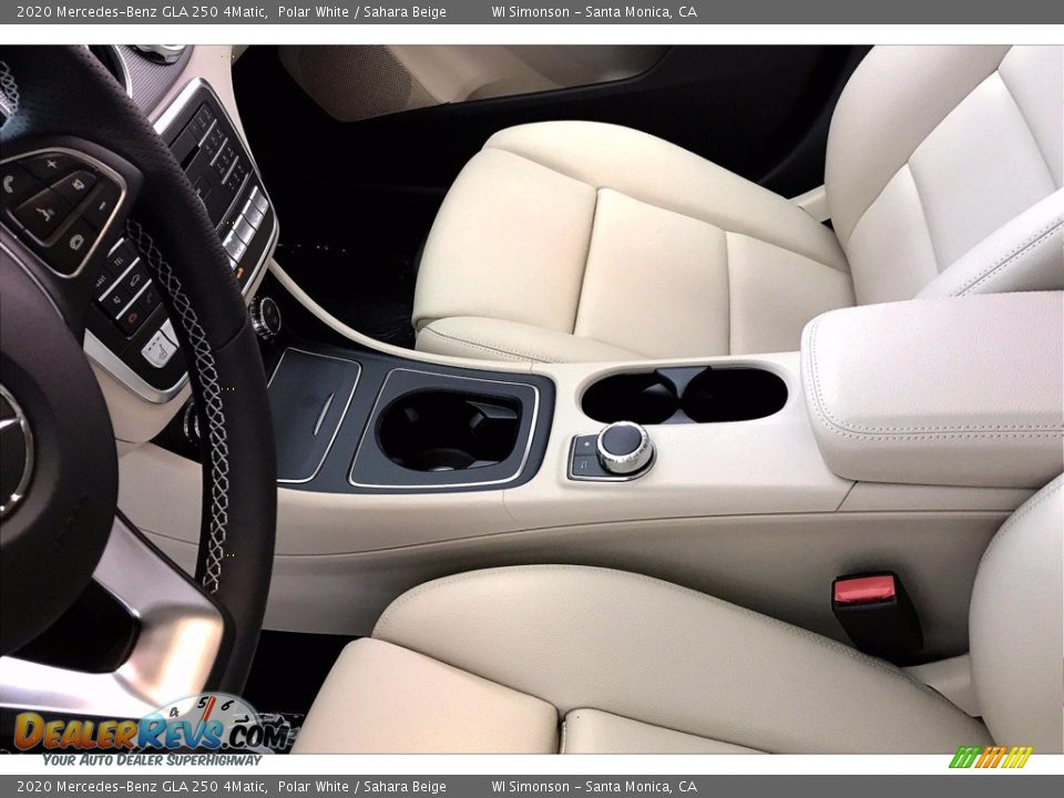 2020 Mercedes-Benz GLA 250 4Matic Polar White / Sahara Beige Photo #7