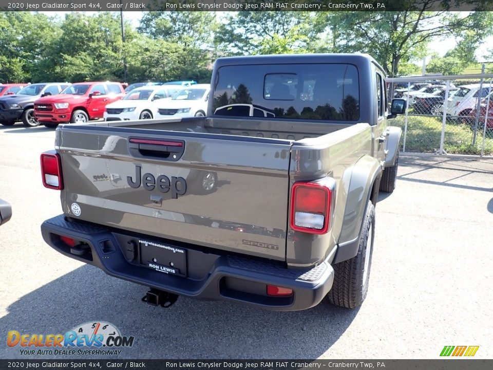 2020 Jeep Gladiator Sport 4x4 Gator / Black Photo #6