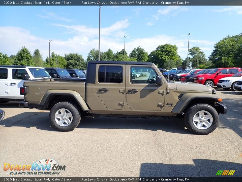 2020 Jeep Gladiator Sport 4x4 Gator / Black Photo #7