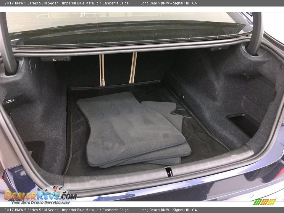 2017 BMW 5 Series 530i Sedan Imperial Blue Metallic / Canberra Beige Photo #32
