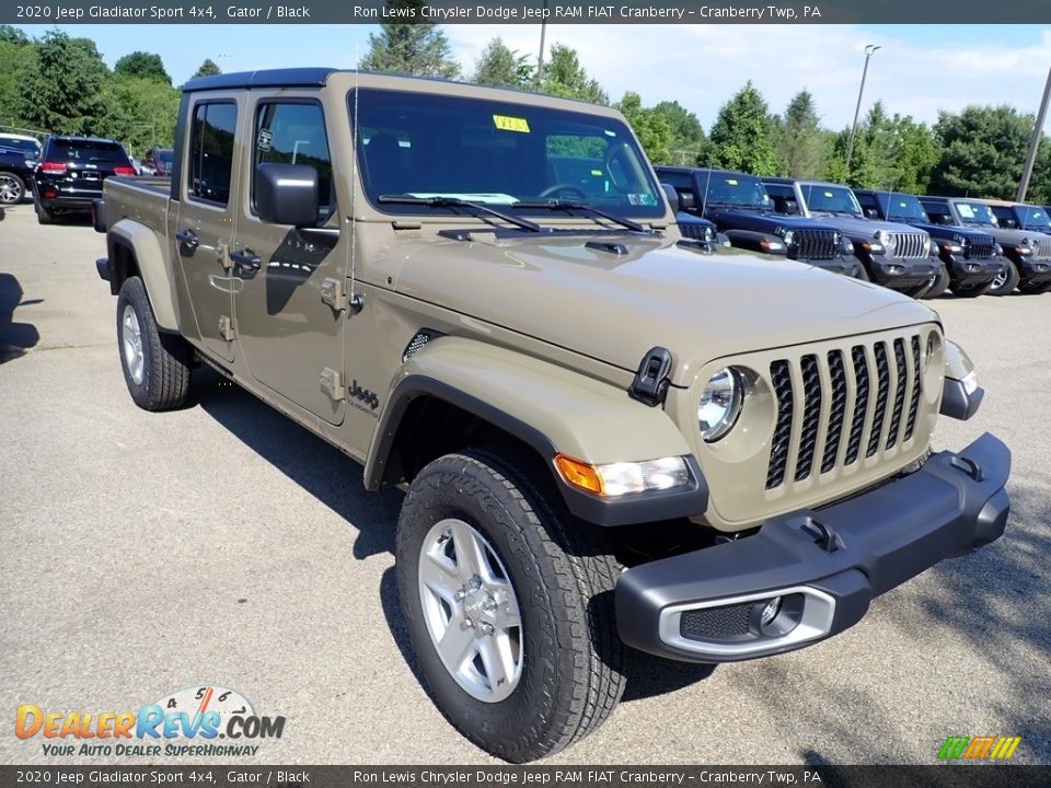 2020 Jeep Gladiator Sport 4x4 Gator / Black Photo #8