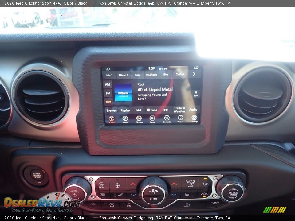2020 Jeep Gladiator Sport 4x4 Gator / Black Photo #17