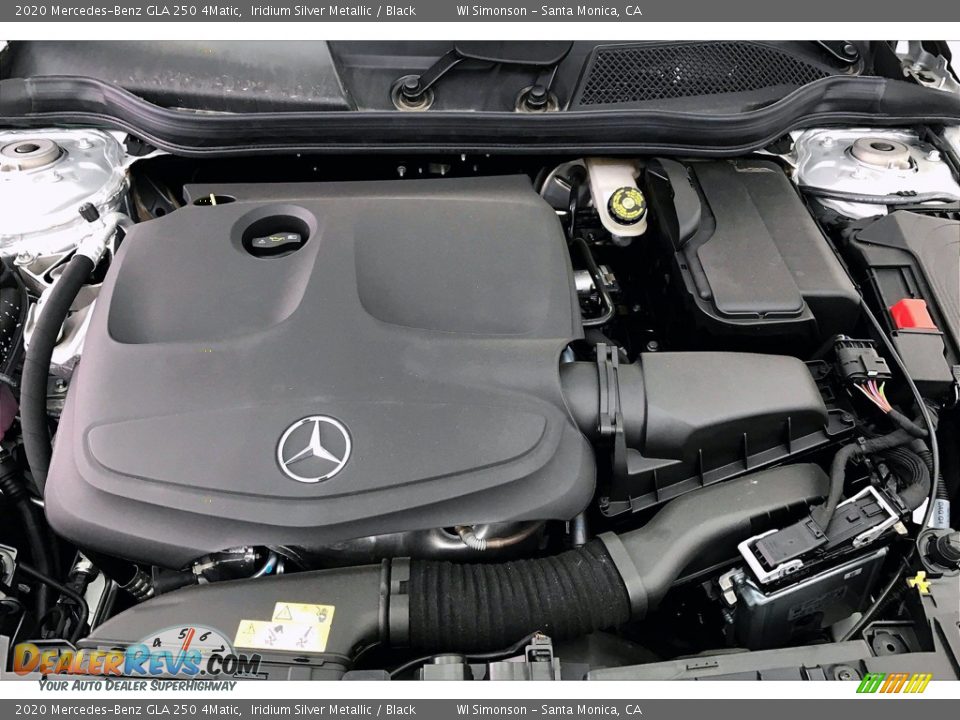 2020 Mercedes-Benz GLA 250 4Matic Iridium Silver Metallic / Black Photo #8