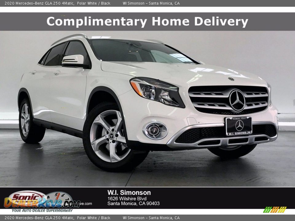 2020 Mercedes-Benz GLA 250 4Matic Polar White / Black Photo #1