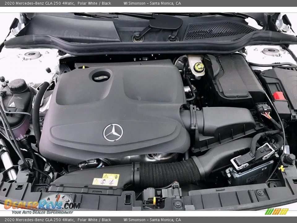 2020 Mercedes-Benz GLA 250 4Matic Polar White / Black Photo #8