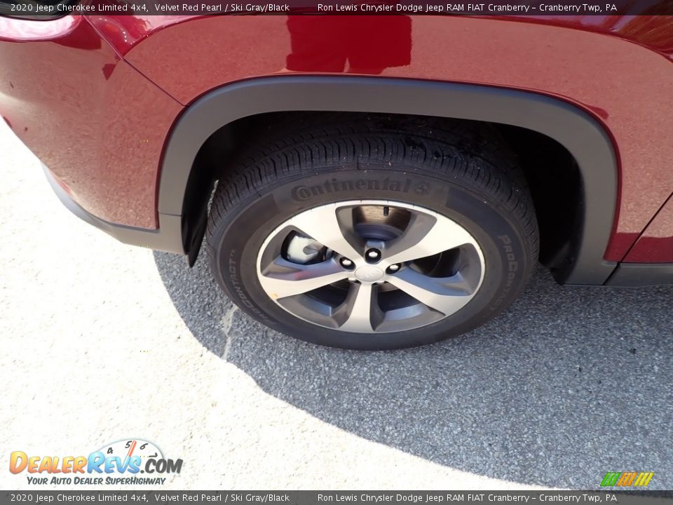 2020 Jeep Cherokee Limited 4x4 Velvet Red Pearl / Ski Gray/Black Photo #2