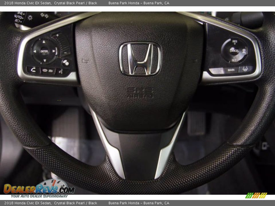 2018 Honda Civic EX Sedan Steering Wheel Photo #16