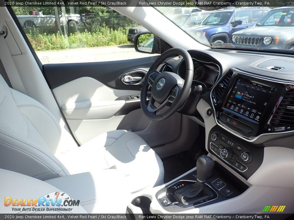 2020 Jeep Cherokee Limited 4x4 Velvet Red Pearl / Ski Gray/Black Photo #11