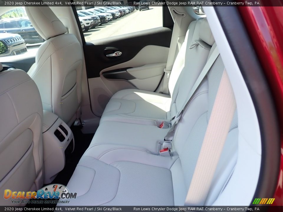 2020 Jeep Cherokee Limited 4x4 Velvet Red Pearl / Ski Gray/Black Photo #12
