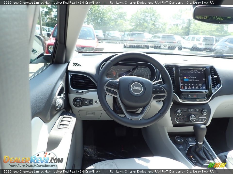 2020 Jeep Cherokee Limited 4x4 Velvet Red Pearl / Ski Gray/Black Photo #13
