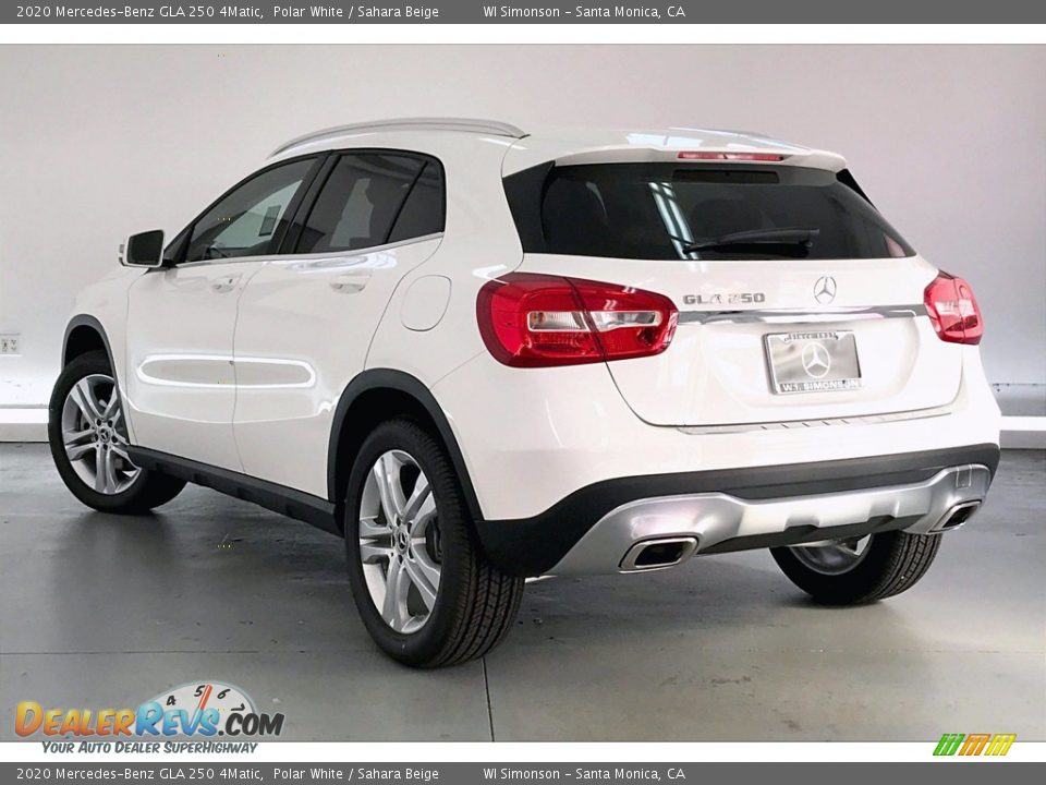 2020 Mercedes-Benz GLA 250 4Matic Polar White / Sahara Beige Photo #2