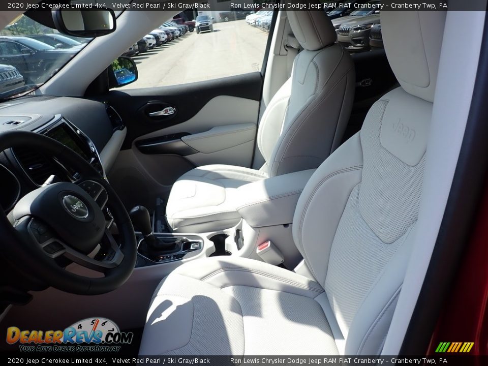 2020 Jeep Cherokee Limited 4x4 Velvet Red Pearl / Ski Gray/Black Photo #14