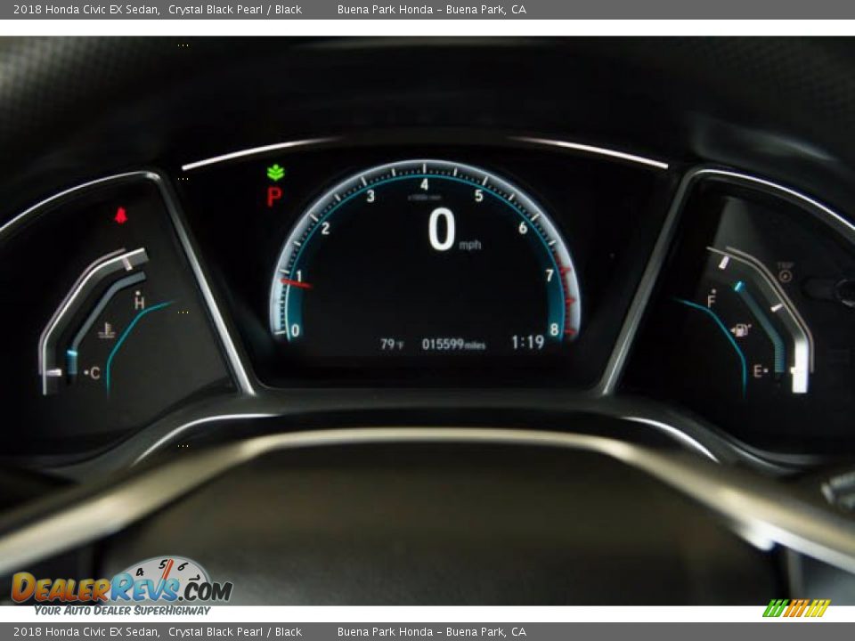 2018 Honda Civic EX Sedan Gauges Photo #32