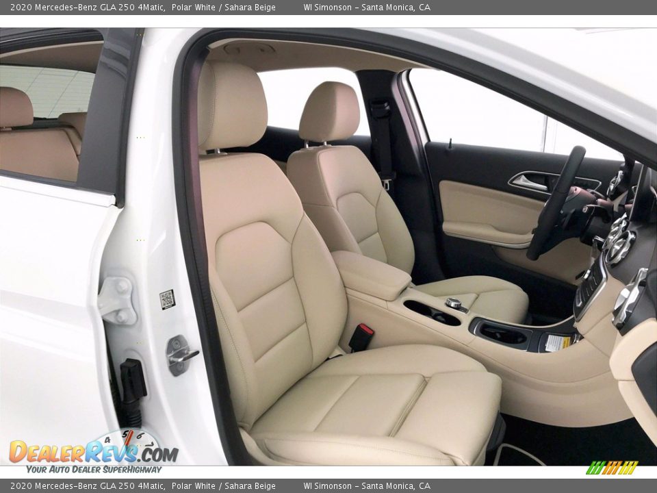 2020 Mercedes-Benz GLA 250 4Matic Polar White / Sahara Beige Photo #5