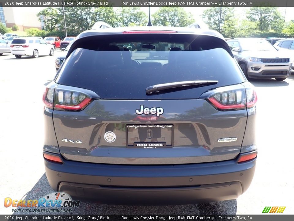 2020 Jeep Cherokee Latitude Plus 4x4 Sting-Gray / Black Photo #4