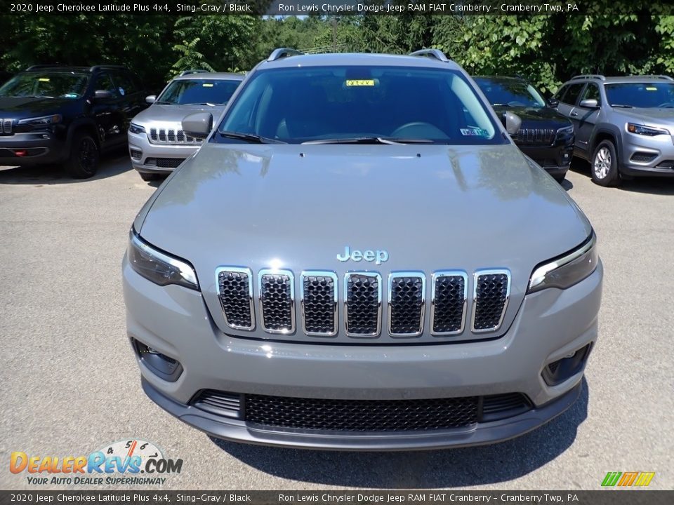 2020 Jeep Cherokee Latitude Plus 4x4 Sting-Gray / Black Photo #8