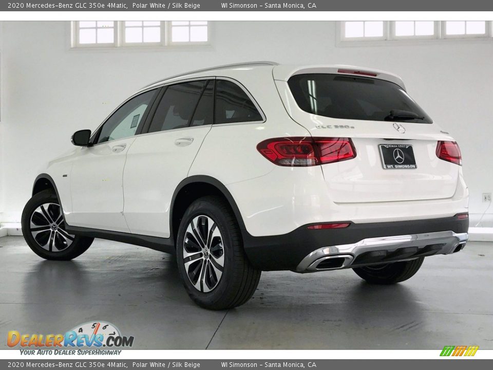 2020 Mercedes-Benz GLC 350e 4Matic Polar White / Silk Beige Photo #2