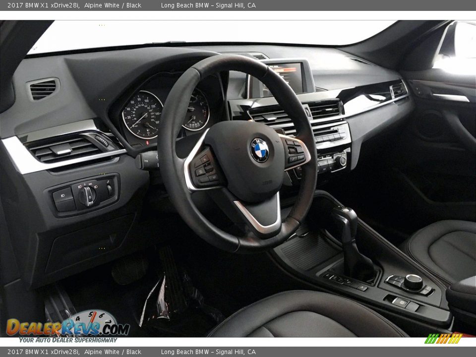 2017 BMW X1 xDrive28i Alpine White / Black Photo #21