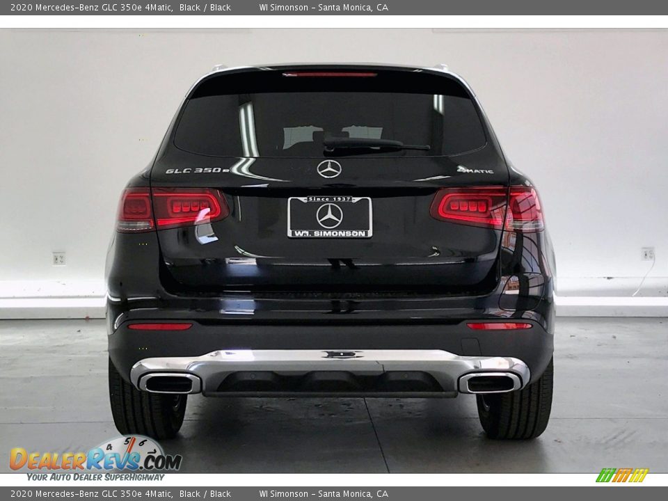 2020 Mercedes-Benz GLC 350e 4Matic Black / Black Photo #3
