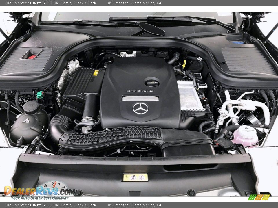 2020 Mercedes-Benz GLC 350e 4Matic Black / Black Photo #8