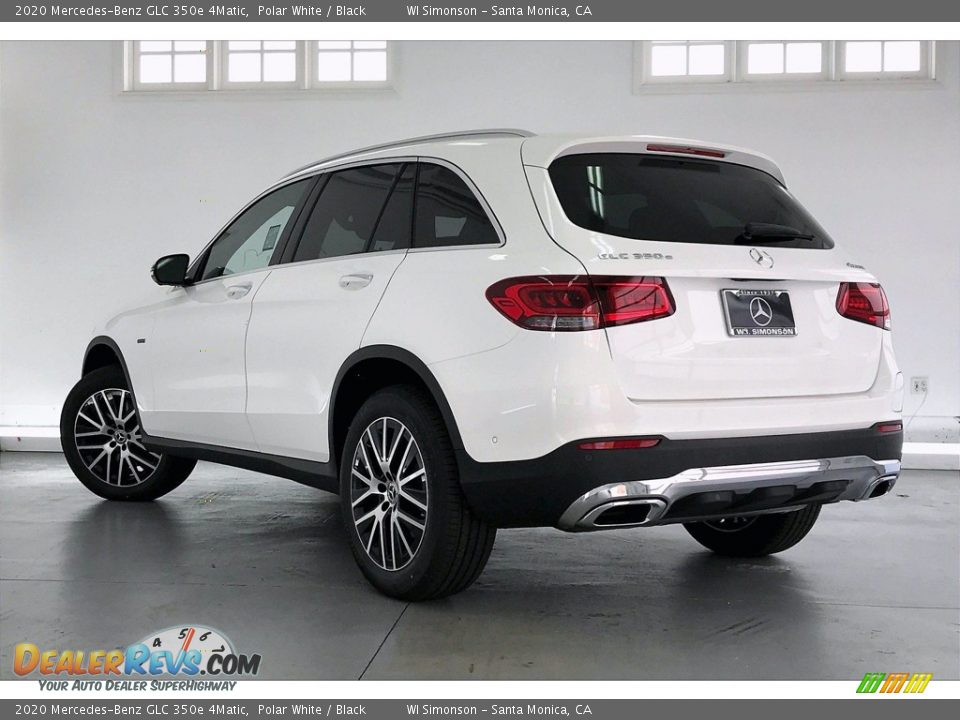 2020 Mercedes-Benz GLC 350e 4Matic Polar White / Black Photo #2