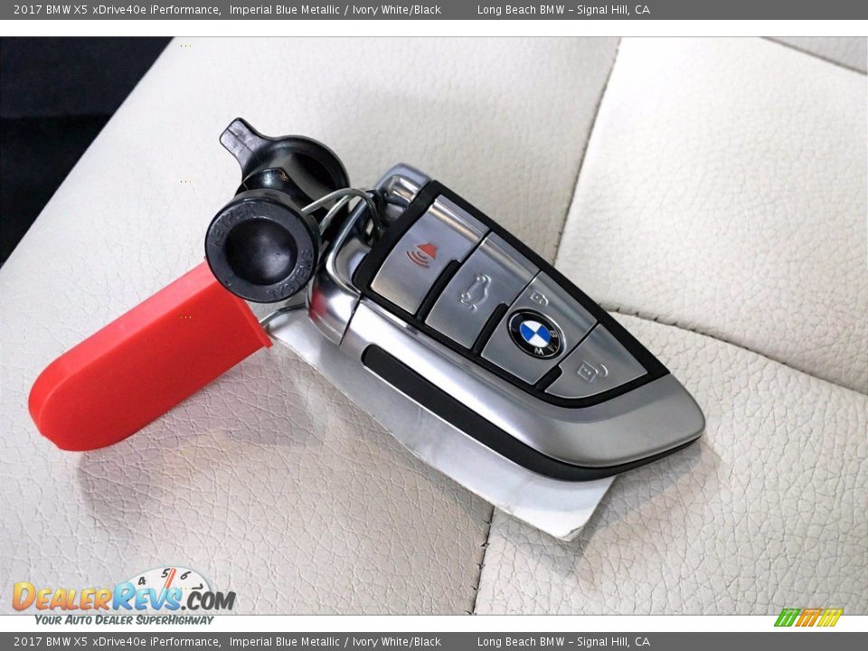 2017 BMW X5 xDrive40e iPerformance Imperial Blue Metallic / Ivory White/Black Photo #11