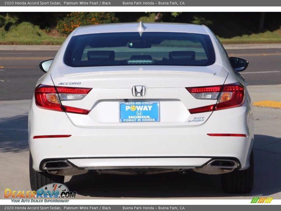 2020 Honda Accord Sport Sedan Platinum White Pearl / Black Photo #7