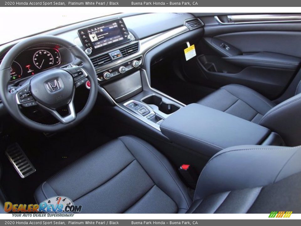 2020 Honda Accord Sport Sedan Platinum White Pearl / Black Photo #8