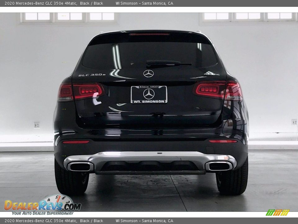 2020 Mercedes-Benz GLC 350e 4Matic Black / Black Photo #3