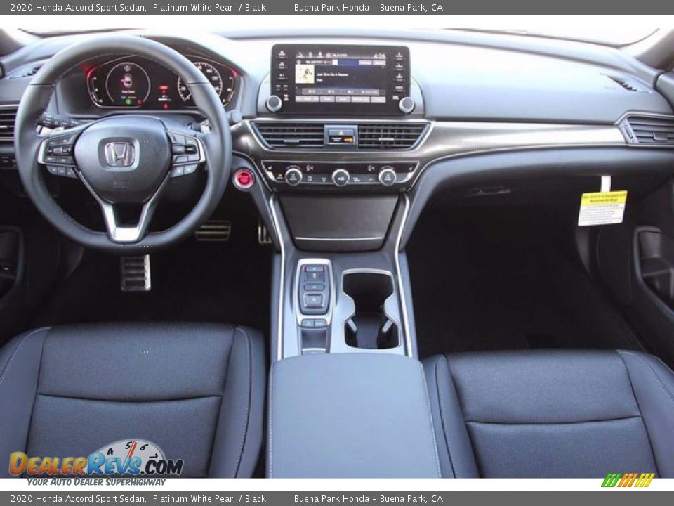 2020 Honda Accord Sport Sedan Platinum White Pearl / Black Photo #11