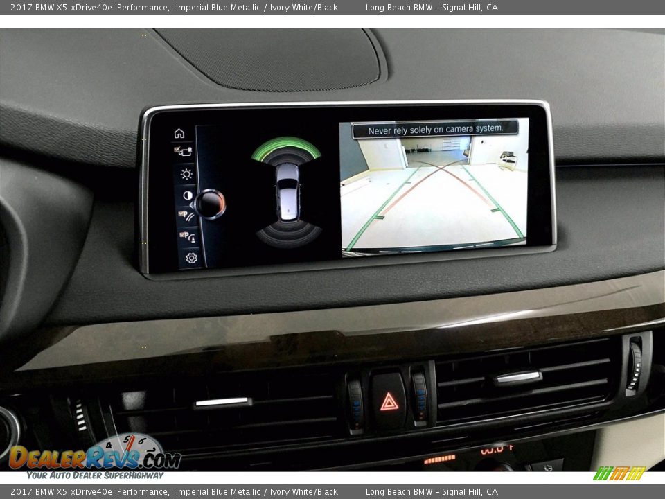 2017 BMW X5 xDrive40e iPerformance Imperial Blue Metallic / Ivory White/Black Photo #17