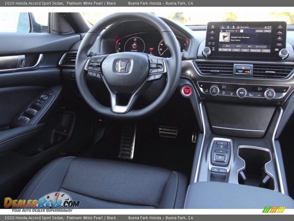 2020 Honda Accord Sport Sedan Platinum White Pearl / Black Photo #12