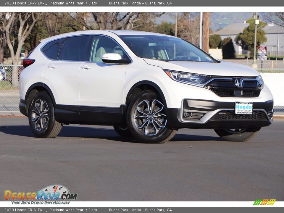 2020 Honda CR-V EX-L Platinum White Pearl / Black Photo #2