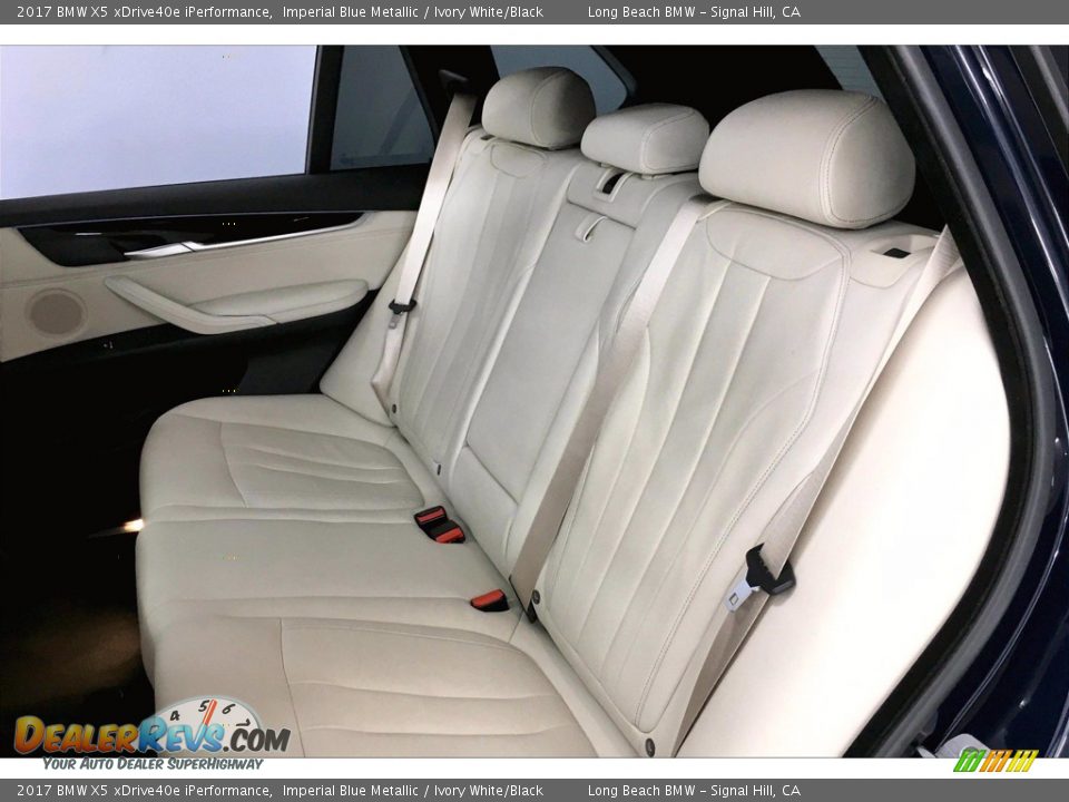 2017 BMW X5 xDrive40e iPerformance Imperial Blue Metallic / Ivory White/Black Photo #30