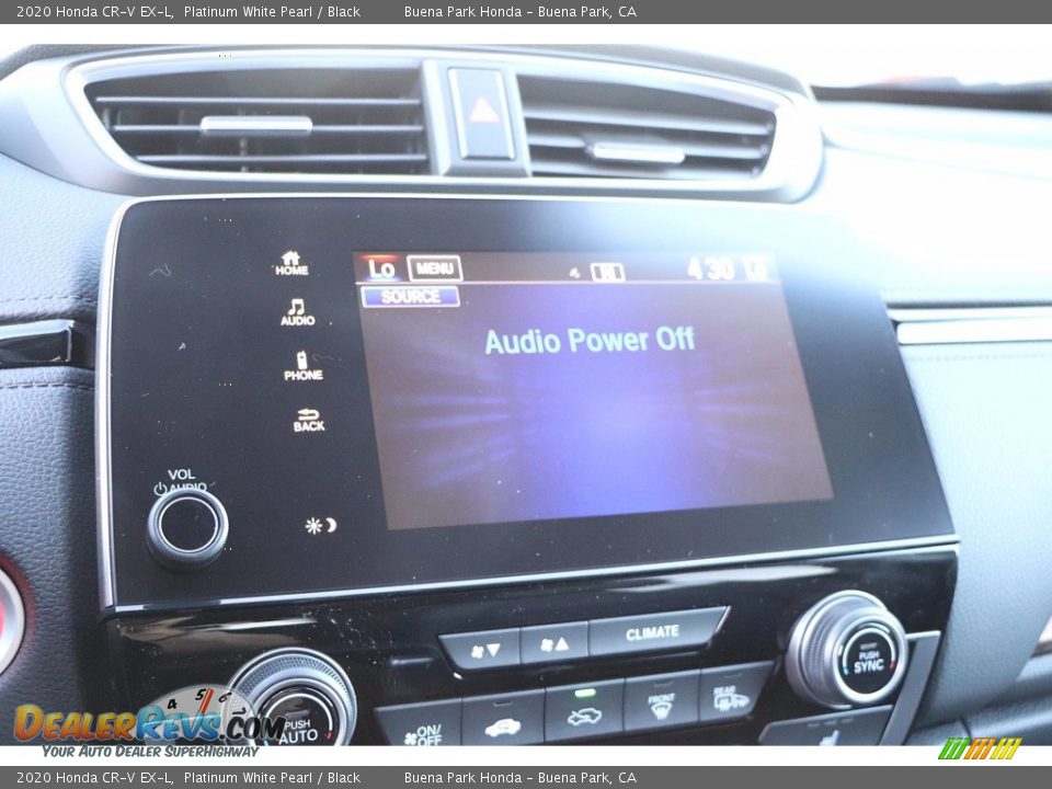 2020 Honda CR-V EX-L Platinum White Pearl / Black Photo #13