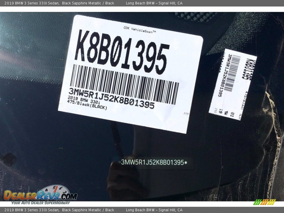 2019 BMW 3 Series 330i Sedan Black Sapphire Metallic / Black Photo #11