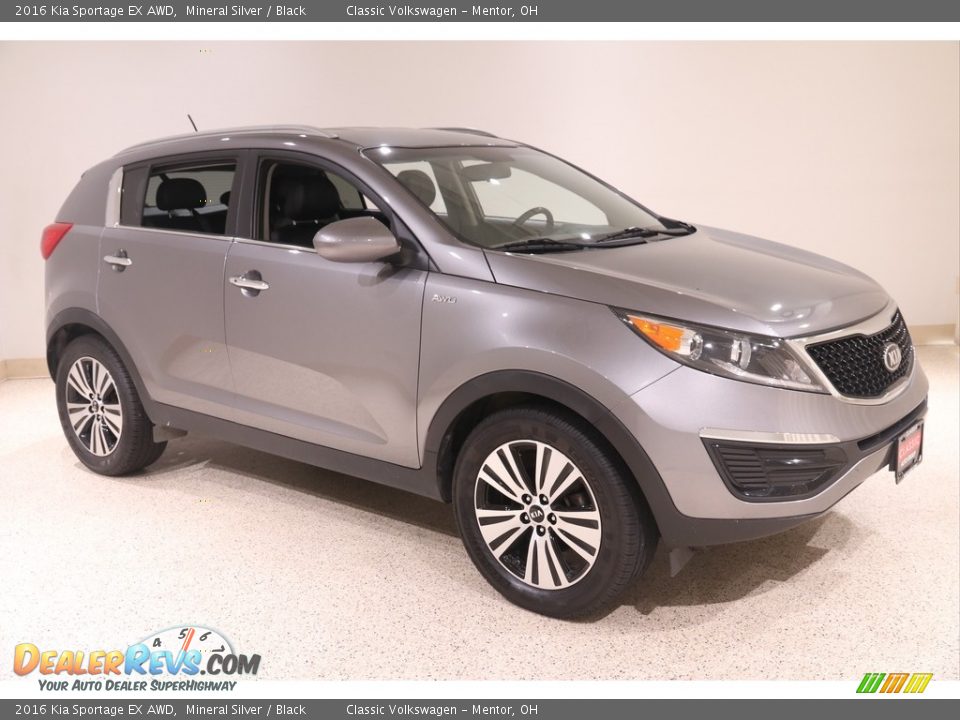 2016 Kia Sportage EX AWD Mineral Silver / Black Photo #1