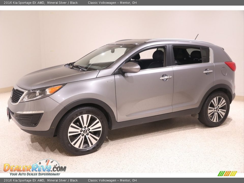 2016 Kia Sportage EX AWD Mineral Silver / Black Photo #3