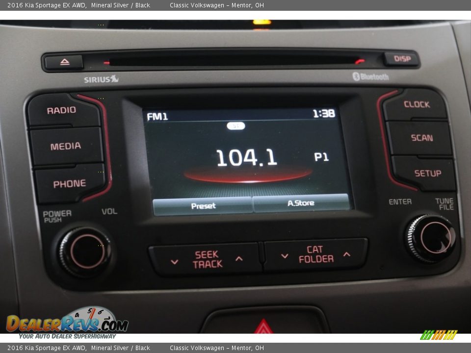 Audio System of 2016 Kia Sportage EX AWD Photo #10