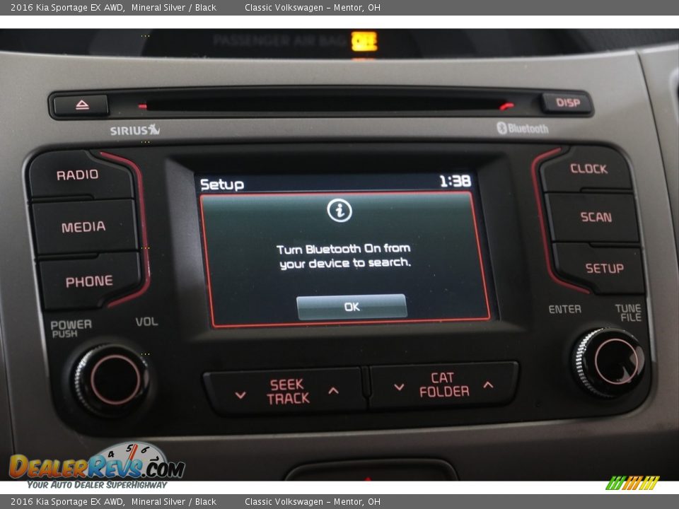 Controls of 2016 Kia Sportage EX AWD Photo #11
