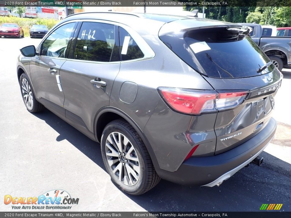 2020 Ford Escape Titanium 4WD Magnetic Metallic / Ebony Black Photo #6