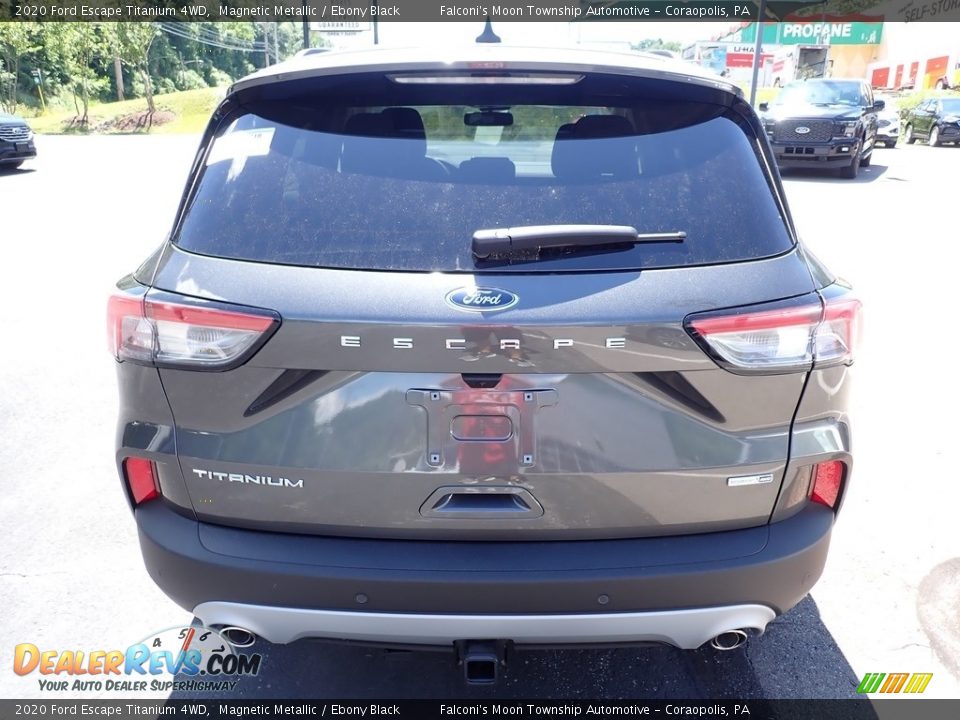 2020 Ford Escape Titanium 4WD Magnetic Metallic / Ebony Black Photo #7