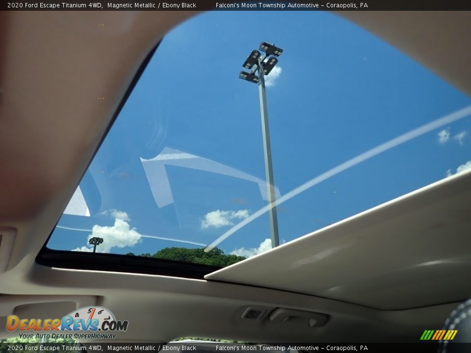 2020 Ford Escape Titanium 4WD Magnetic Metallic / Ebony Black Photo #14