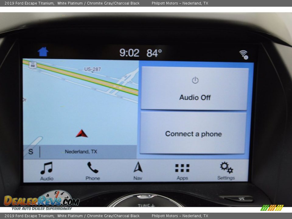 2019 Ford Escape Titanium White Platinum / Chromite Gray/Charcoal Black Photo #19