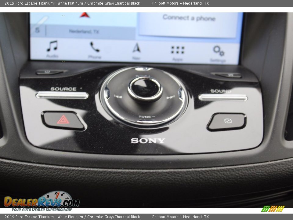 2019 Ford Escape Titanium White Platinum / Chromite Gray/Charcoal Black Photo #20