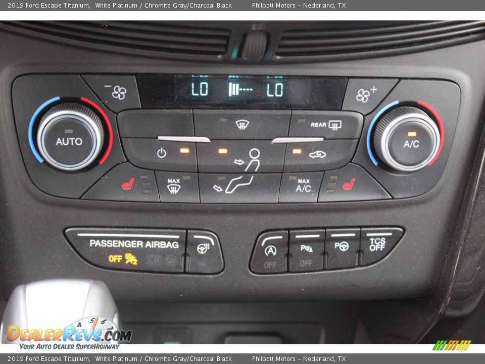 2019 Ford Escape Titanium White Platinum / Chromite Gray/Charcoal Black Photo #21