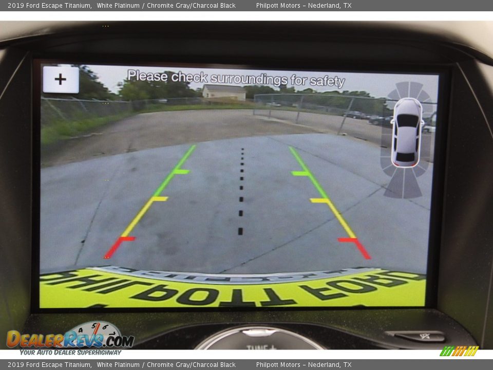 2019 Ford Escape Titanium White Platinum / Chromite Gray/Charcoal Black Photo #23