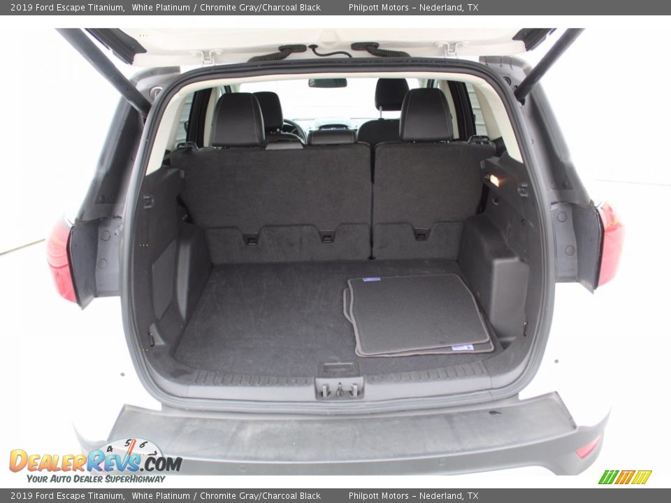 2019 Ford Escape Titanium White Platinum / Chromite Gray/Charcoal Black Photo #28